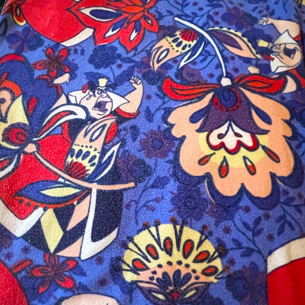 Lularoe Alice in Wonderland Leggings One Size